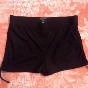 Carve Designs Black Boyshort Swim Bottoms Sz Small